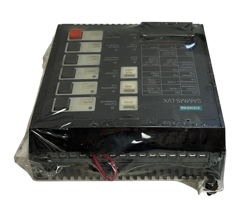 SIEMENS SAM 5 SAMMS-LVX I/O COMMUNICATION MODULE 120VAC 1.0A SAM5 NSNP