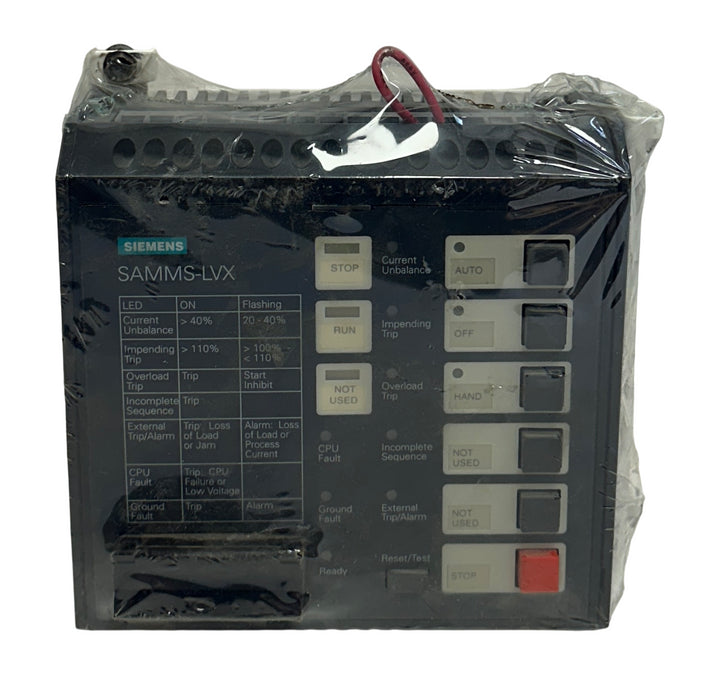 SIEMENS SAM 5 SAMMS-LVX I/O COMMUNICATION MODULE 120VAC 1.0A SAM5 NSNP