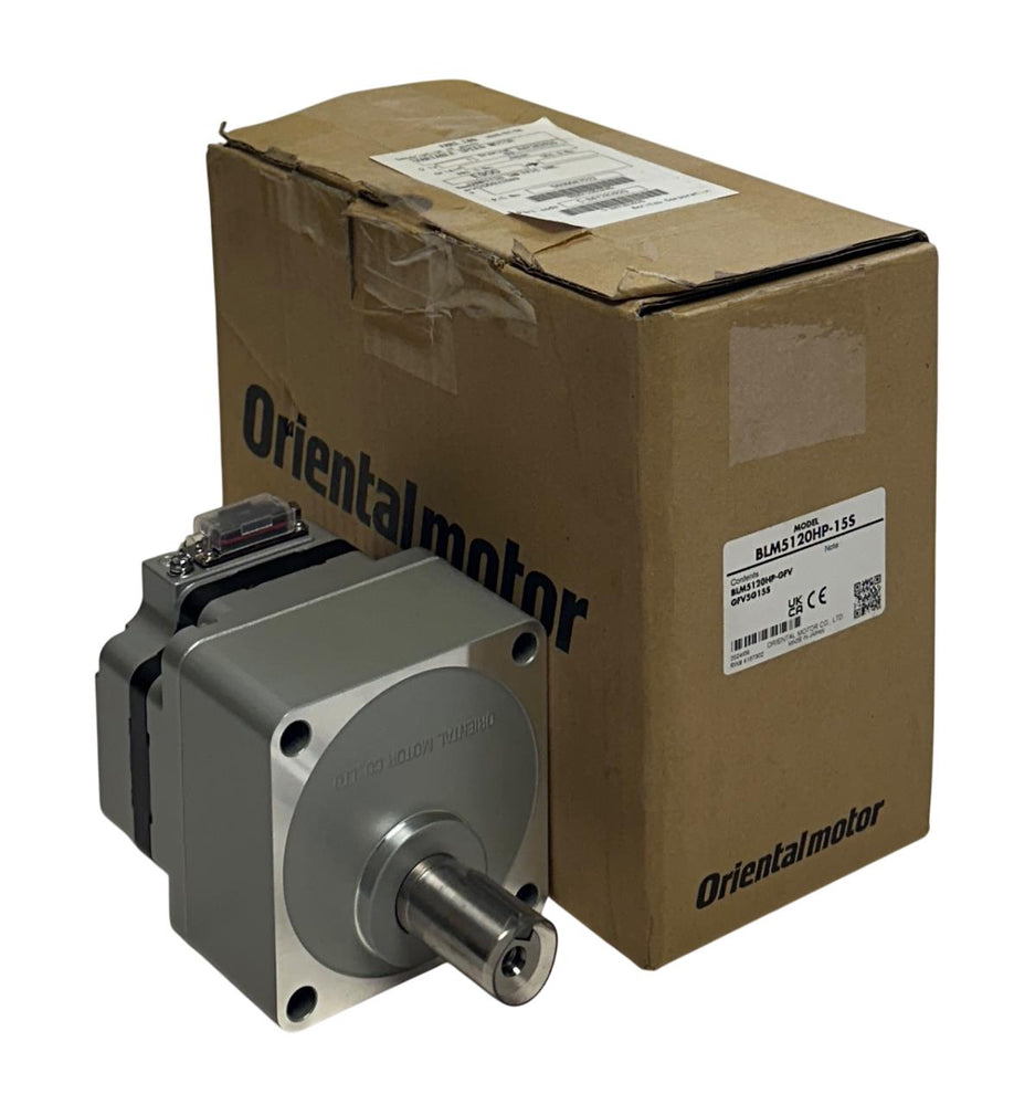 ORIENTAL MOTOR BLM5120HP-15S BRUSHLESS GEAR MOTOR 0-240V 120W 3000RPM NSMP