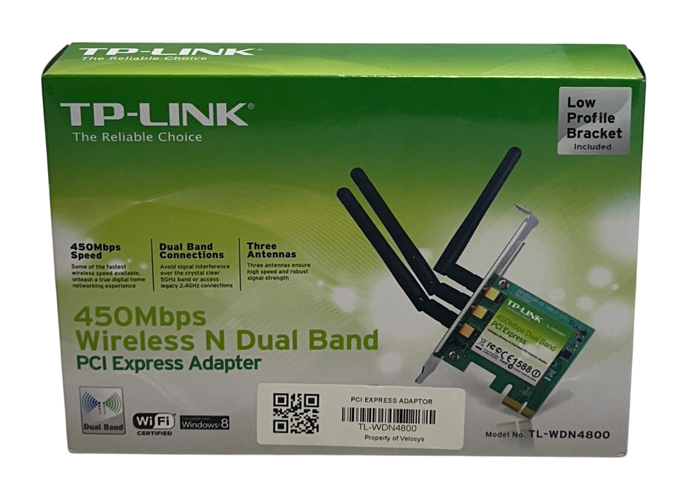 TP-LINK TL-WDN4800 / TLWDN4800 450Mbps WIRELESS PCI ADAPTER 0152502074 NSMP