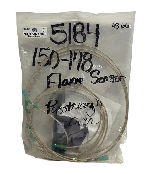 LBC BAKERY EQUIPMENT 150-1488 / 1501488 FLAME SENSOR W/ WIRE AND MOUNT ASSY NSMP