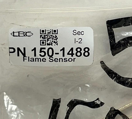 LBC BAKERY EQUIPMENT 150-1488 / 1501488 FLAME SENSOR W/ WIRE AND MOUNT ASSY NSMP
