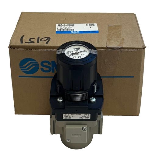 SMC ARG40-F04G1 / ARG40F04G1 ARC REGULATOR GAUGE-HANDLE W/ PRESSURE GAUGE NSMP