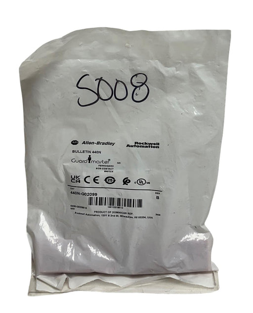 ALLEN BRADLEY 440N-G02099 /B Guardmaster FERROGARD SAFETY SWITCH 24VDC 1A NSFS