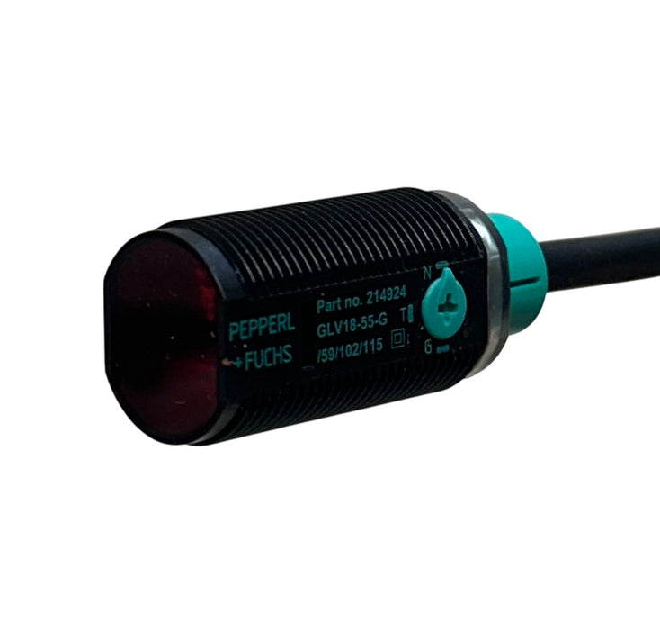PEPPERL+FUCHS GLV18-55-G/59/102/115 / 214924 RETROREFLECTIVE SENSOR 2M NSNP
