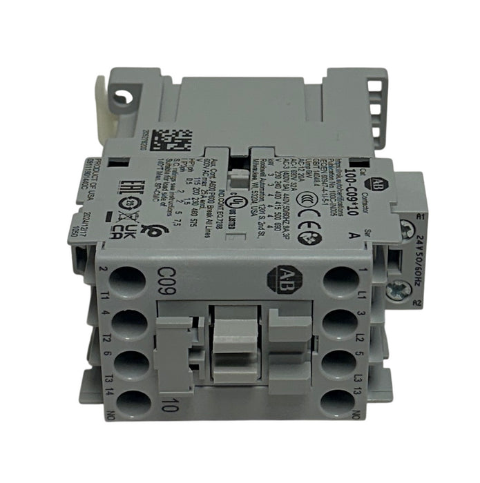 ALLEN BRADLEY 100-C09KJ10 /A BULLETIN 100 IEC CONTACTOR 24VAC 3-POLE OEM NSMP