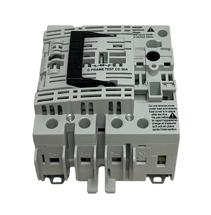 EATON R4H3030FCCSN FUSIBLE ROTARY DISCONNECT H-FRAME 30A CC 3P 600VAC NSMP