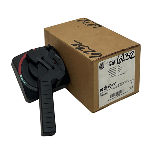 ALLEN BRADLEY 194R-HM4 /A BULLETIN 194R OPERATING HANDLE BLACK OEM 194RHM4 NSMP