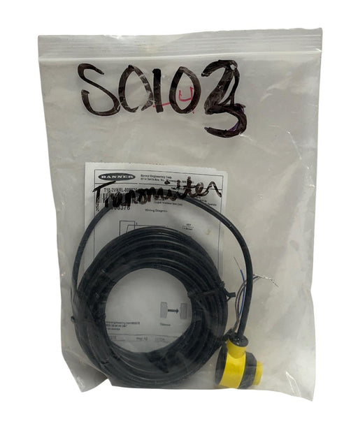 BANNER T18-2VNRL-808376 / 808376 PHOTOELECTRIC WASHDOWN SENSOR 25000mm NPN NSMP