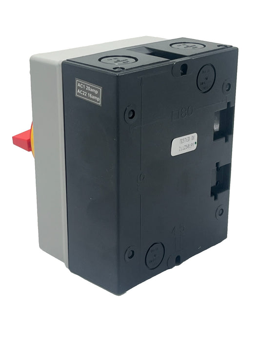 RS PRO 466-249 ROTARY ISOLATOR DISCONNECT SWITCH 20A 4 Pole IP65 466249 NSMP