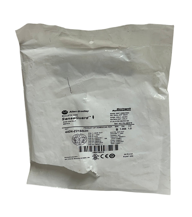 ALLEN BRADLEY 440N-Z21SS2H /B SensaGuard NON-CONTACT SWITCH 440NZ21SS2H NSMP *