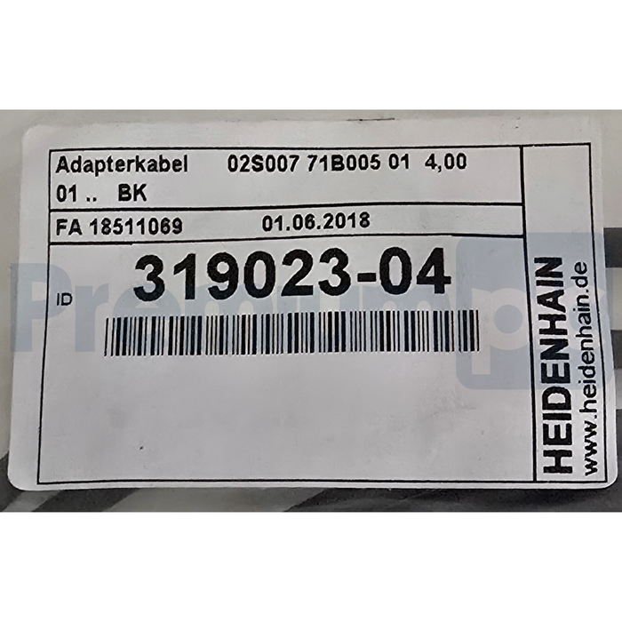 HEIDENHAIN 319023-04 Encoder Adapter Cable M23 7-Pin, M9 5-Pin, Length 4m NSFS