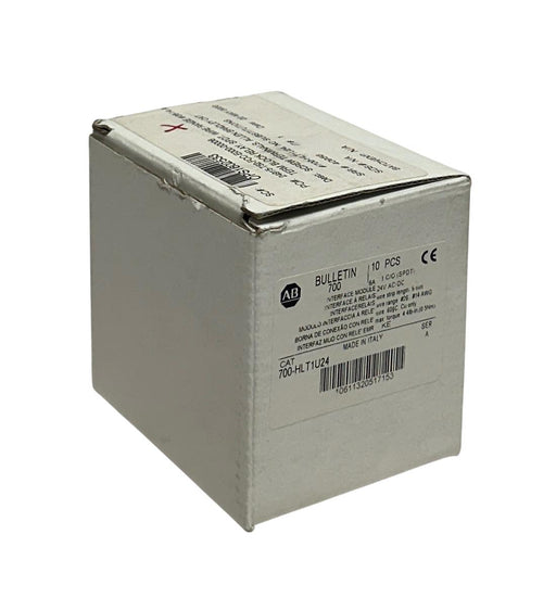 10 ALLEN BRADLEY 700-HLT1U24 /A BULLETIN 700 INTERFACE MODULES 24VAC/DC NSMP