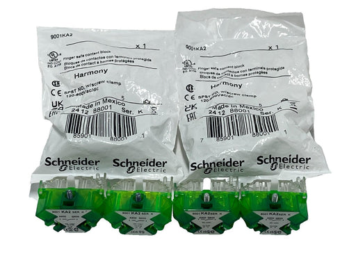 LOT OF 6 Schneider Electric 9001KA2 SER. K CONTACT BLOCK 1NO 600V 30mm NSNP