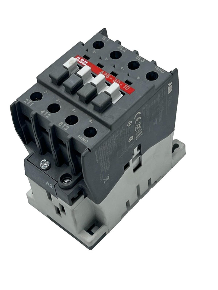 ABB A26-30-10 R84 Contactor 110-120V AC 3-Pole 26A 1 NO Auxiliary, NSNP