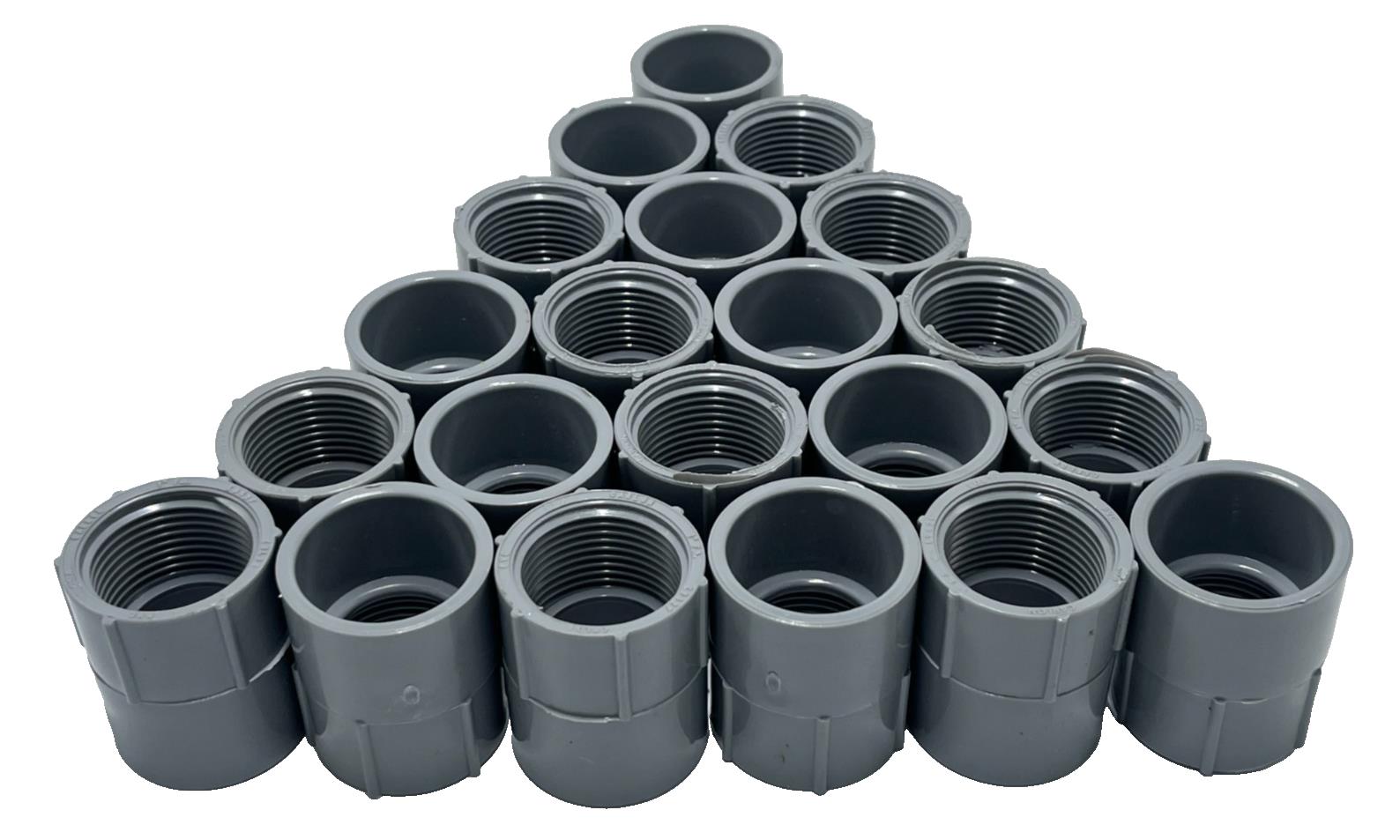 LOT OF 21 Carlon E942F 1" PVC Female Adapter Schedule 40/80 Conduit Fitting NSNP