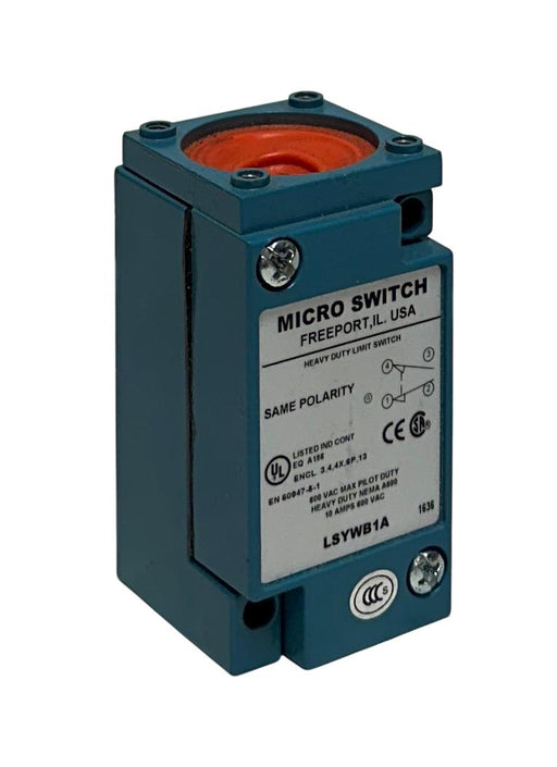 HONEYWELL LSYWB1A MICRO SWITCH LIMIT SWITCH 600VAC 10A *MISSING PLUNGER NSNP