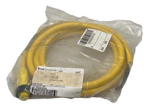 Brad Molex 103000A01F060 M12 Cordset 4-Pin Right Angle Female 6ft Cable, NSMP