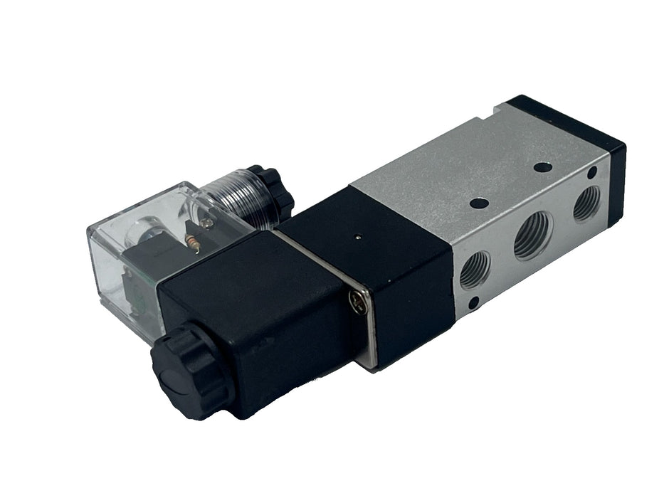 Ohlson 4V210-08-DC24V Pneumatic Solenoid Valve 5/2 Way 1/4" NPT 24VDC, NSMP