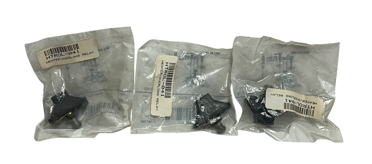 3 ALLEN BRADLEY W30 HEATER ELEMENTS TYPE W / W SERIES BULLETIN 500 STARTERS NSFS