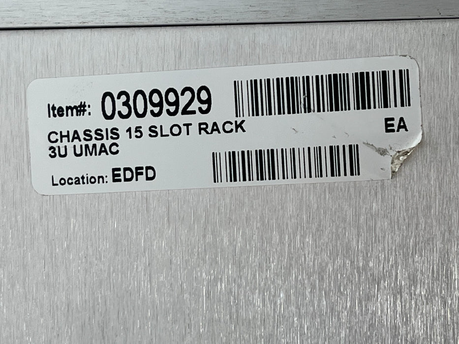 Delta TAU UMAC 0309929 Universal Motion Controller 15-Slot 3U Rack Mount Chassis