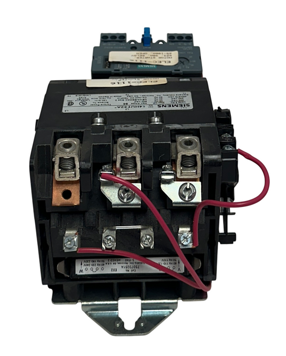 For Parts SIEMENS 14HU+32A / 14HU 32A SIZE 3 MOTOR STARTER 90A 600VAC 3PH *READ