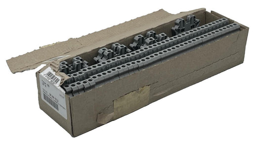 (46) Phoenix Contact TYP UT 4 3044102 Universal Feed-Through Terminal Block Gray