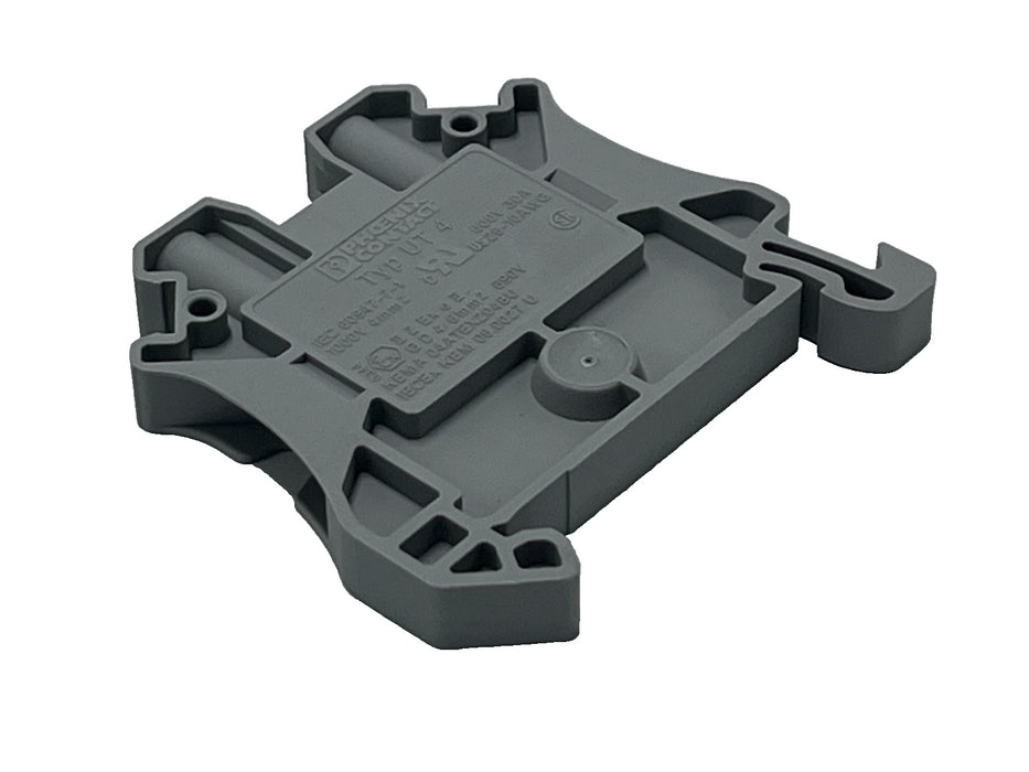 (46) Phoenix Contact TYP UT 4 3044102 Universal Feed-Through Terminal Block Gray
