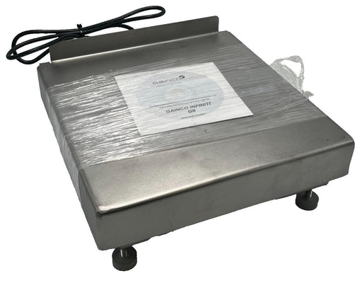 GAINCO DURAWEIGH 10x10" INDUSTRIAL BENCH SCALE BASE IP66 Washdown Food Grade S.S