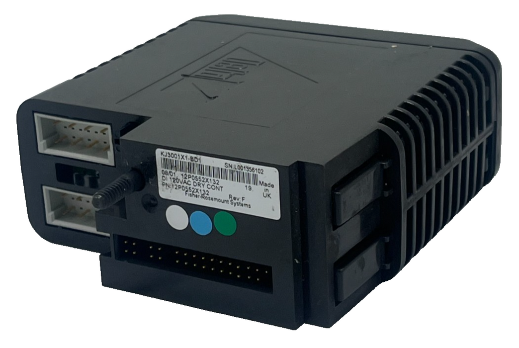 Emerson DeltaV KJ3001X1-BD1 Terminal Block  I/O Vertical 12 Position Rev F