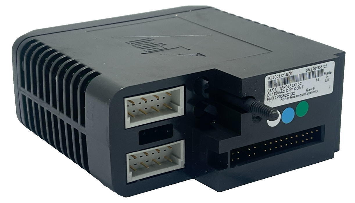 Emerson DeltaV KJ3001X1-BD1 Terminal Block  I/O Vertical 12 Position Rev F