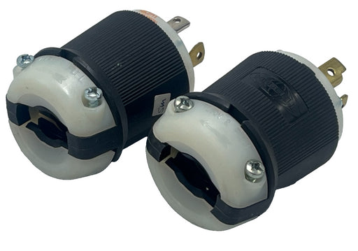 (2) HUBBELL HBL2711 Twist-Lock Industrial Plug 30A 125/250V