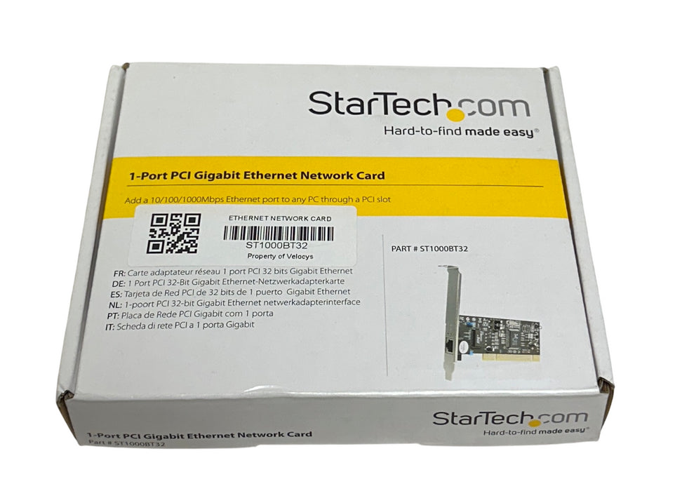 StarTech ST1000BT32 1PORT PCI GIGABIT Ethernet NETWORK CARD 10/100/1000Mbps NSMP