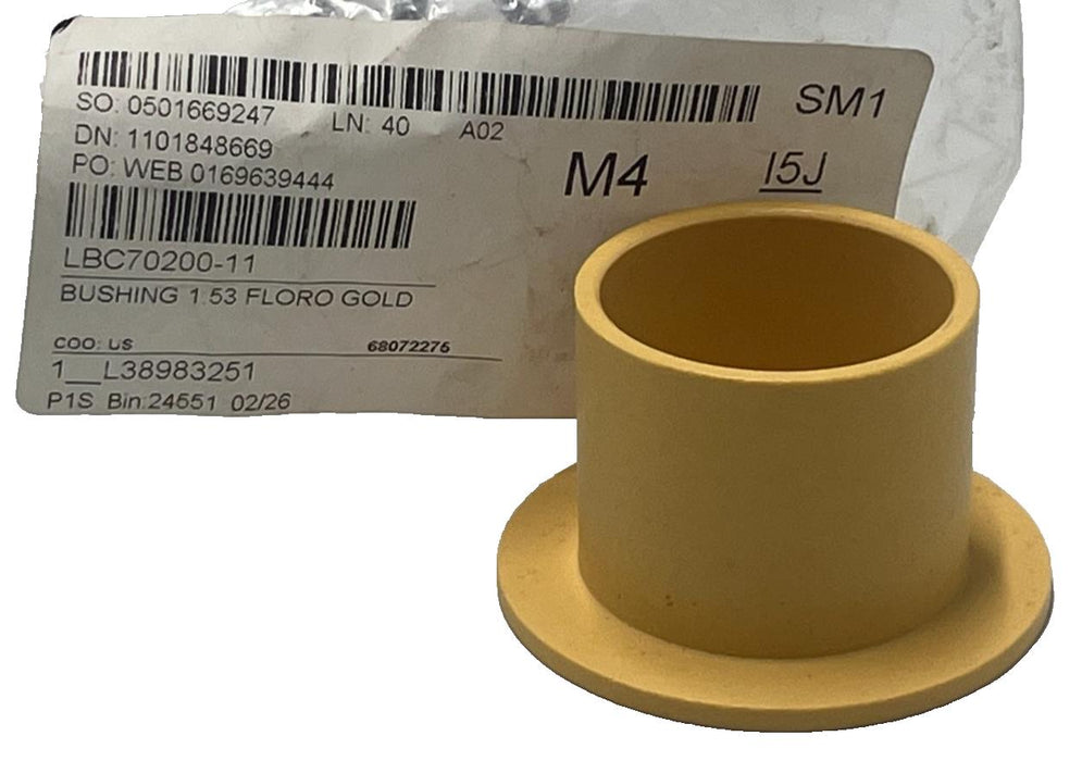 LBC Bakery Equipment 70200-11 Bushing 1.53" Floro Gold Genuine OEM Part