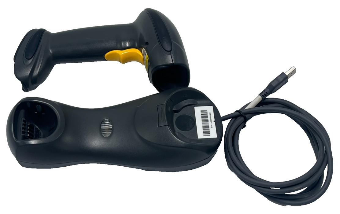 SYMBOL DS6878-SR20117WR Wireless Barcode Scanner w/ Charging Cradle & USB Cable