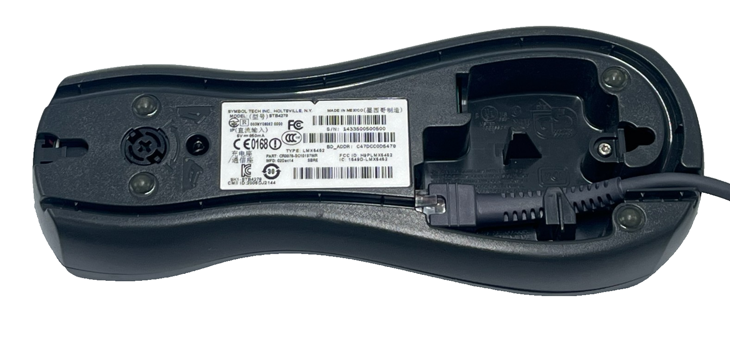 SYMBOL DS6878-SR20117WR Wireless Barcode Scanner w/ Charging Cradle & USB Cable