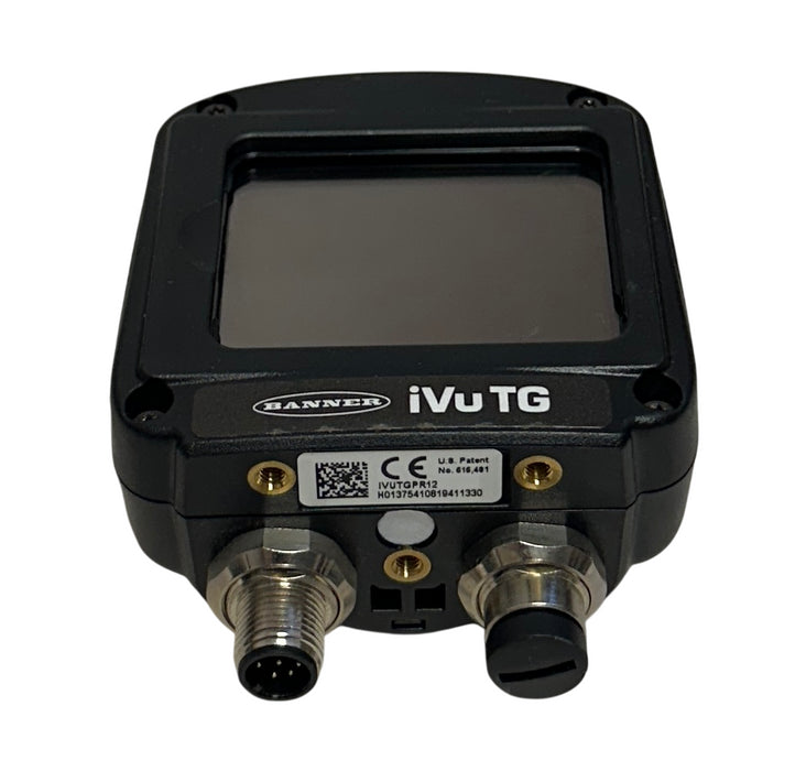 BANNER IVUTGPR12 / 81941 iVu TG SENSOR I/O PNP RED RING LIGHT TOUCHSCREEN USNP