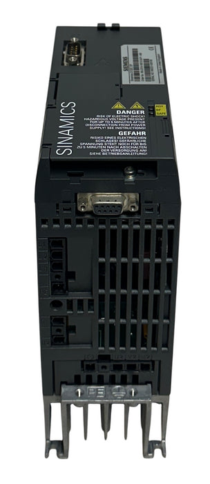 SIEMENS 6SL3210-1KE12-3UP1 / 6SL32101KE123UP1 SINAMICS G120C DP DRIVE 1HP NSMP