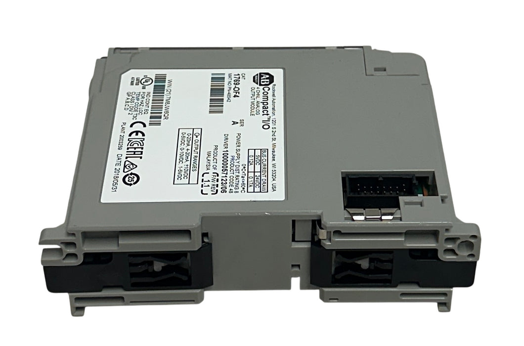 ALLEN BRADLEY 1769-OF4 /A CompactLogix 4-CHNL ANALOG OUTPUT MODULE 1769OF4 NSNP