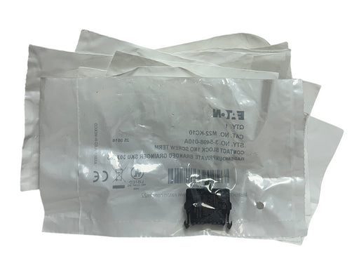 12 EATON M22-KC10 / 3-5498-010A CONTACT BLOCKS 1NO SCREW TERMINAL 30XE85 NSFS