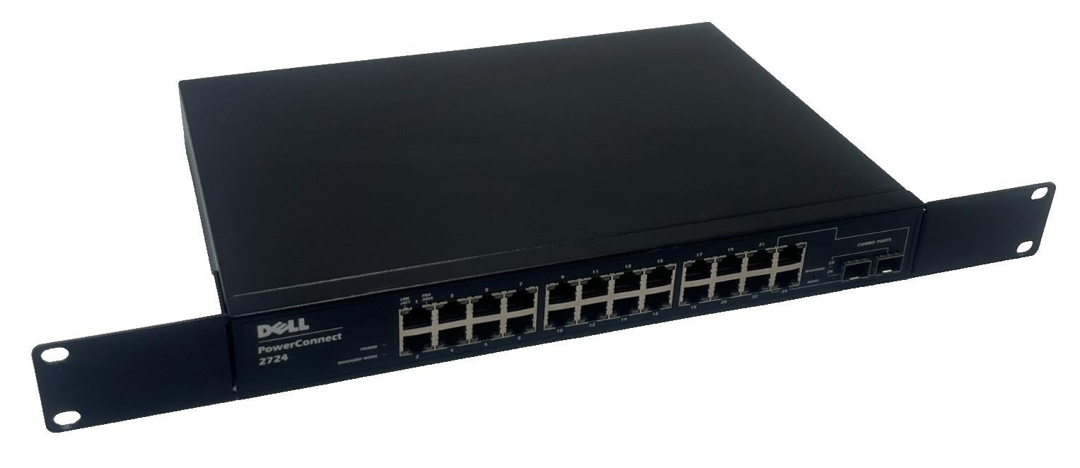 DELL PowerConnect 2724 24-Port Gigabit Ethernet Managed Switch Rackmount