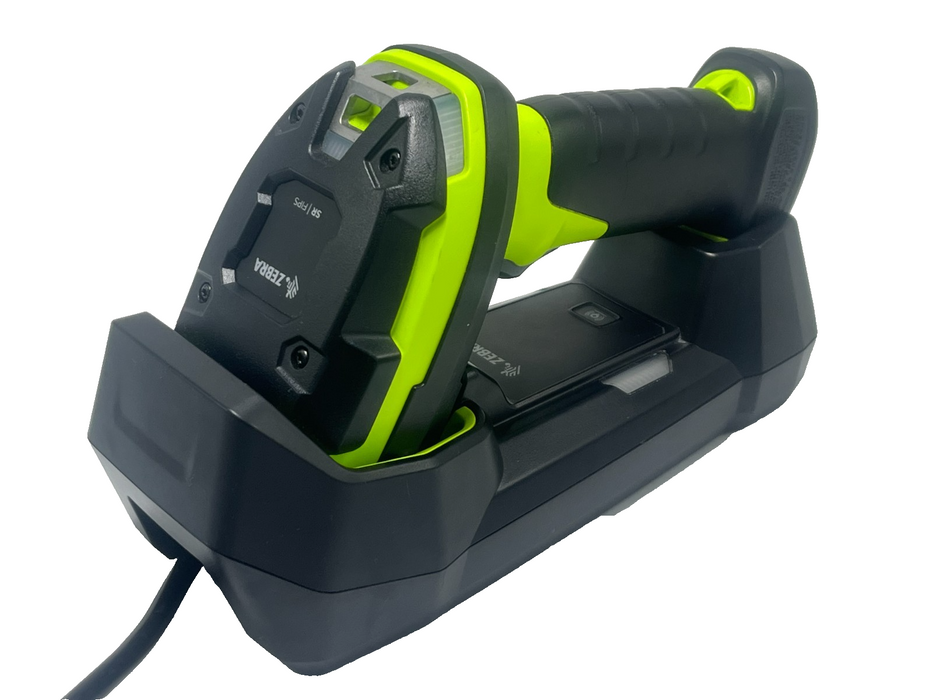 ZEBRA DS3678 Barcode Scanner Kit w/ STB3678 Cradle & CBA-U42-S07PAR CABLE