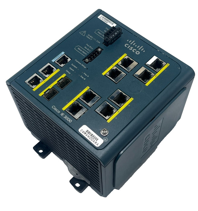 CISCO IE-3000-8TC 8-Port 10/100 Indust. Ethernet Switch Managed DIN Rail Mount