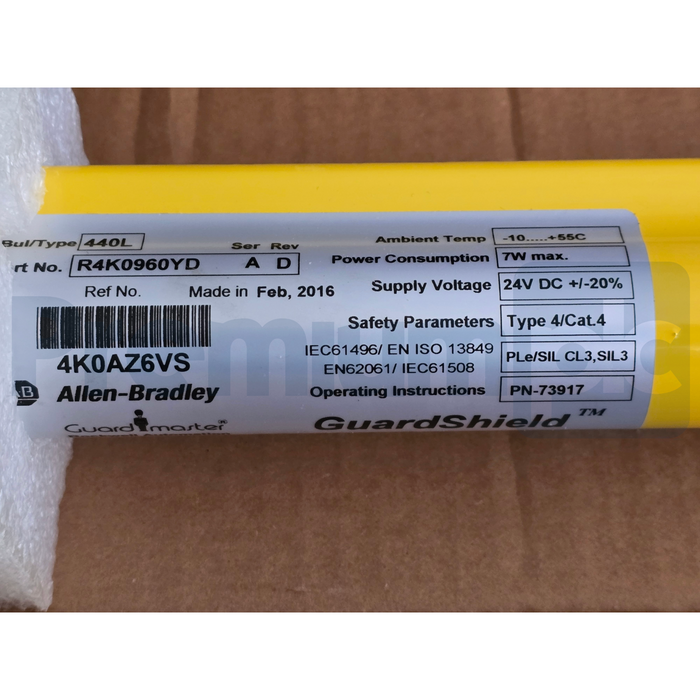 Allen-Bradley 440L-R4K0960YD /A GuardShield Safety Light Curtain Receiver NSMP