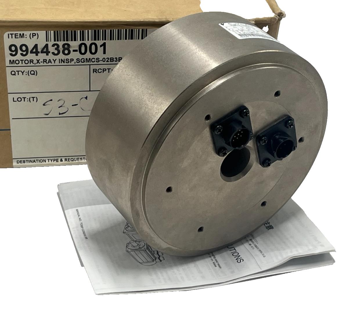 YASKAWA SGMCS-02B3B11 AC Servo Motor 200W 3000 RPM Sigma Mini SGMCS Series, NSMP