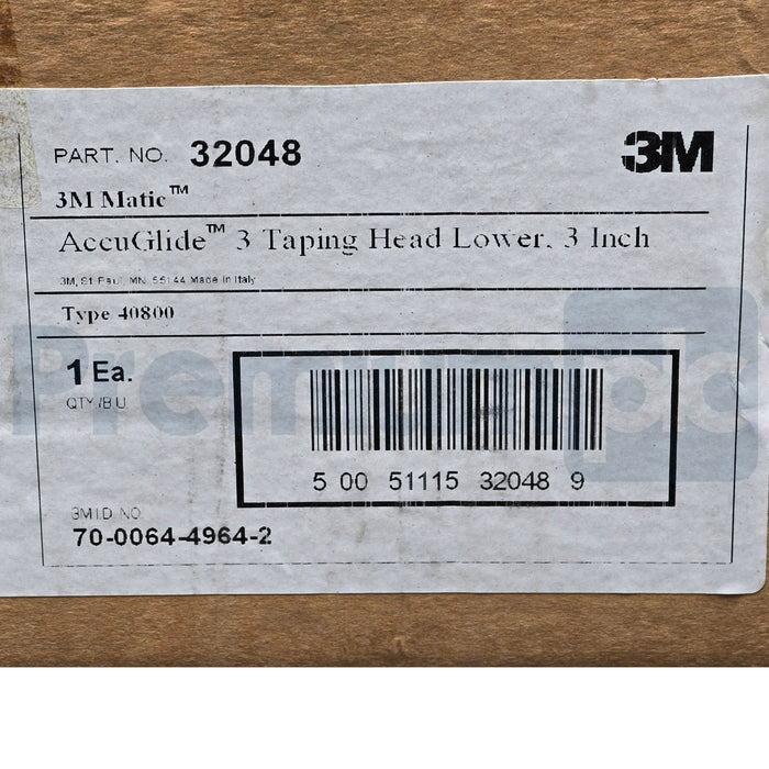 3M 32048 | 70006449642 3M-Matic AccuGlide 3 Lower Taping Head 3" Type 40800 NSMP