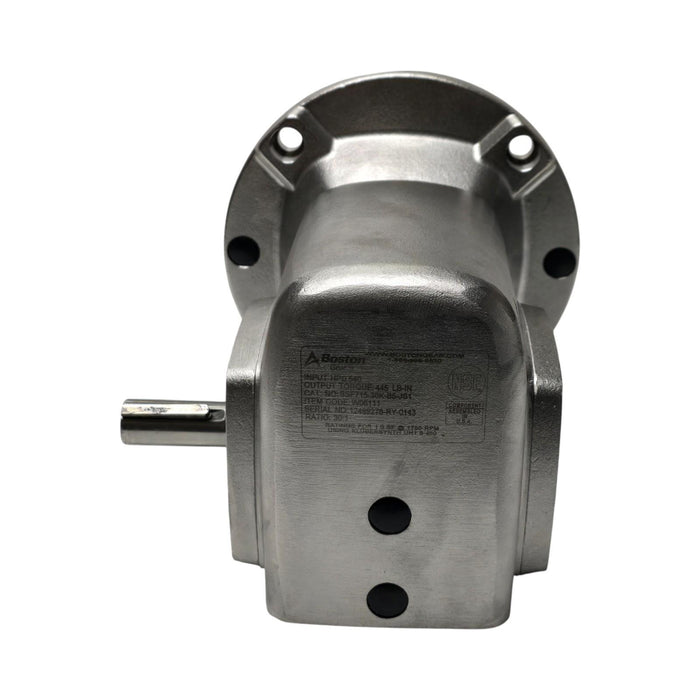 Boston Gear SSF715-30K-B5-JS1 | W06111 Washdown SS Speed Reducer S/R 30:1 NSNP
