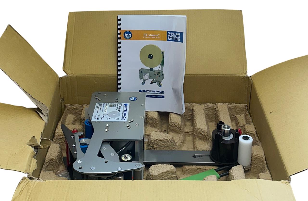 INTERPACK IPG ET xtreme STANDARD TAPE HEAD ASSEMBLY 3'' DUAL WIPERS ETX-3'' NSMP
