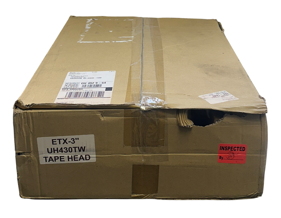 INTERPACK IPG ET xtreme STANDARD TAPE HEAD ASSEMBLY 3'' DUAL WIPERS ETX-3'' NSMP