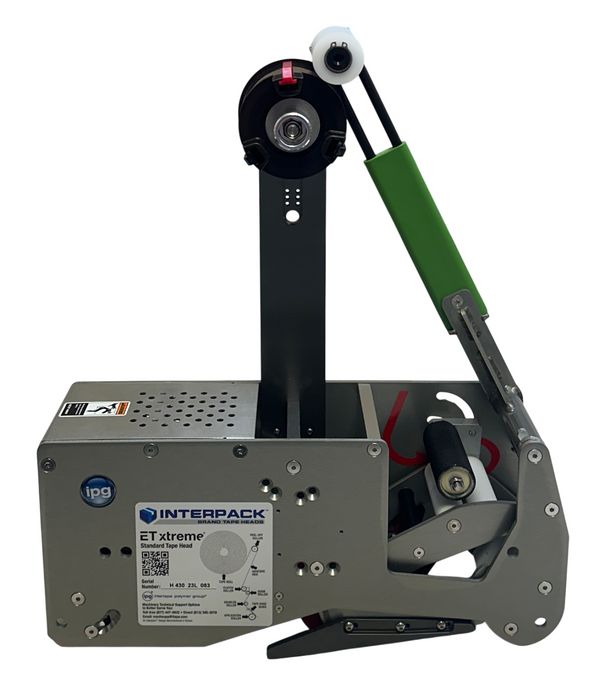 INTERPACK IPG ET xtreme STANDARD TAPE HEAD ASSEMBLY 3'' DUAL WIPERS ETX-3'' NSMP